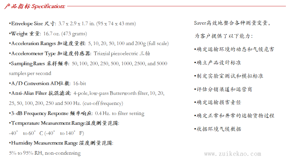 Lansmont(美国蓝氏) 运输环境记录分析仪 Saver 3X90-02.png