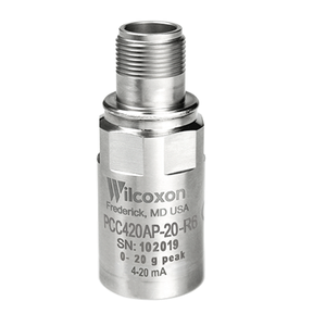 美国Wilcoxon 4-20mA输出传感器 PCC420AP-20-R6 紧凑型振动变送器，加速度，峰值，20 g