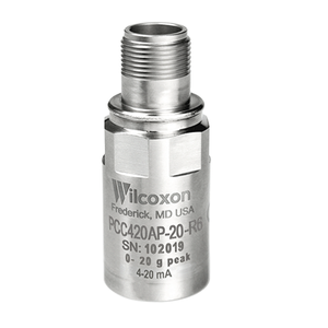 美国Wilcoxon 4-20mA输出传感器 PCC420AP-10-R6 紧凑型振动变送器，加速度，峰值，10 g