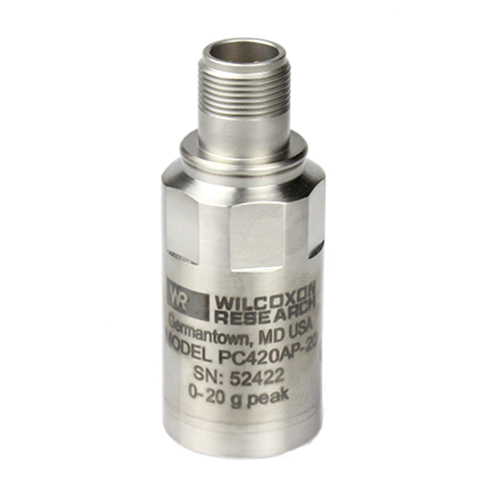 美国Wilcoxon 4-20mA输出传感器 PC420AP-20 振动变送器，加速度，峰值，20 g