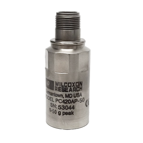 美国Wilcoxon 4-20mA输出传感器 PC420AP-50 振动变送器，加速度，峰值，50 g