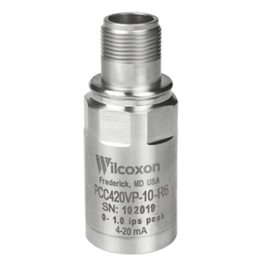 美国Wilcoxon 4-20mA输出传感器 PCC420VR-10-R6 紧凑型振动变送器，速度，RMS，1.0 英寸/秒