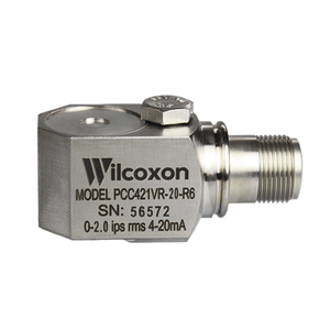 美国Wilcoxon 4-20mA输出传感器 PCC421VP-20-R6 紧凑型振动变送器，速度，峰值，2.0 英寸/秒，薄型