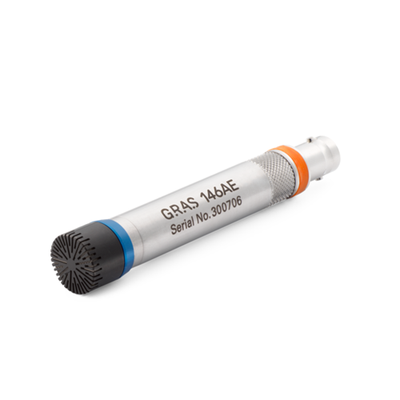 丹麦GRAS 进口146AE 1/2英寸CCP自由场麦克风套装，声压传感器，噪声传感器，声学传感器
