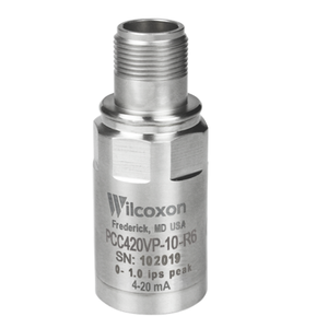 美国Wilcoxon 4-20mA输出传感器 PCC420VP-20-R6 紧凑型振动变送器，速度，峰值，2.0 英寸/秒