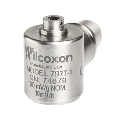 美国Wilcoxon 优质侧出口双输出加速度计和温度传感器 797T-1 优质侧出口双输出加速度计和温度传感器，100 mV/g