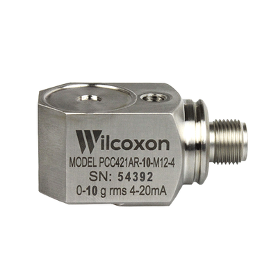 美国Wilcoxon 4-20mA输出传感器 PCC421AR-05-M12-4 紧凑型振动变送器，加速度，RMS，5 g，薄型 M12