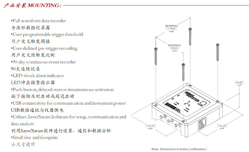 Lansmont(美国蓝氏) 运输环境记录分析仪 Saver 9X30 9XGPS-06.png